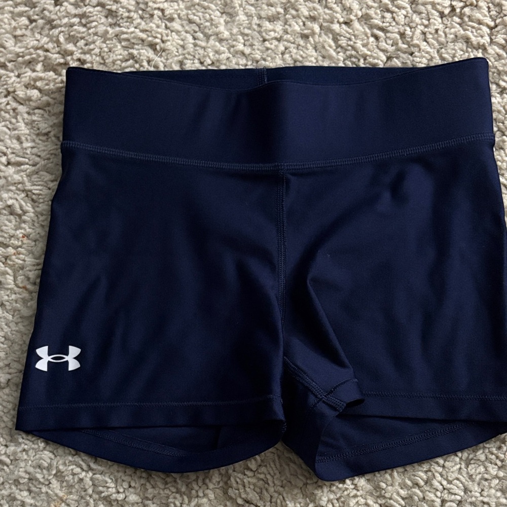 Under Armour Women's Dark Blue Athletic Shorts
